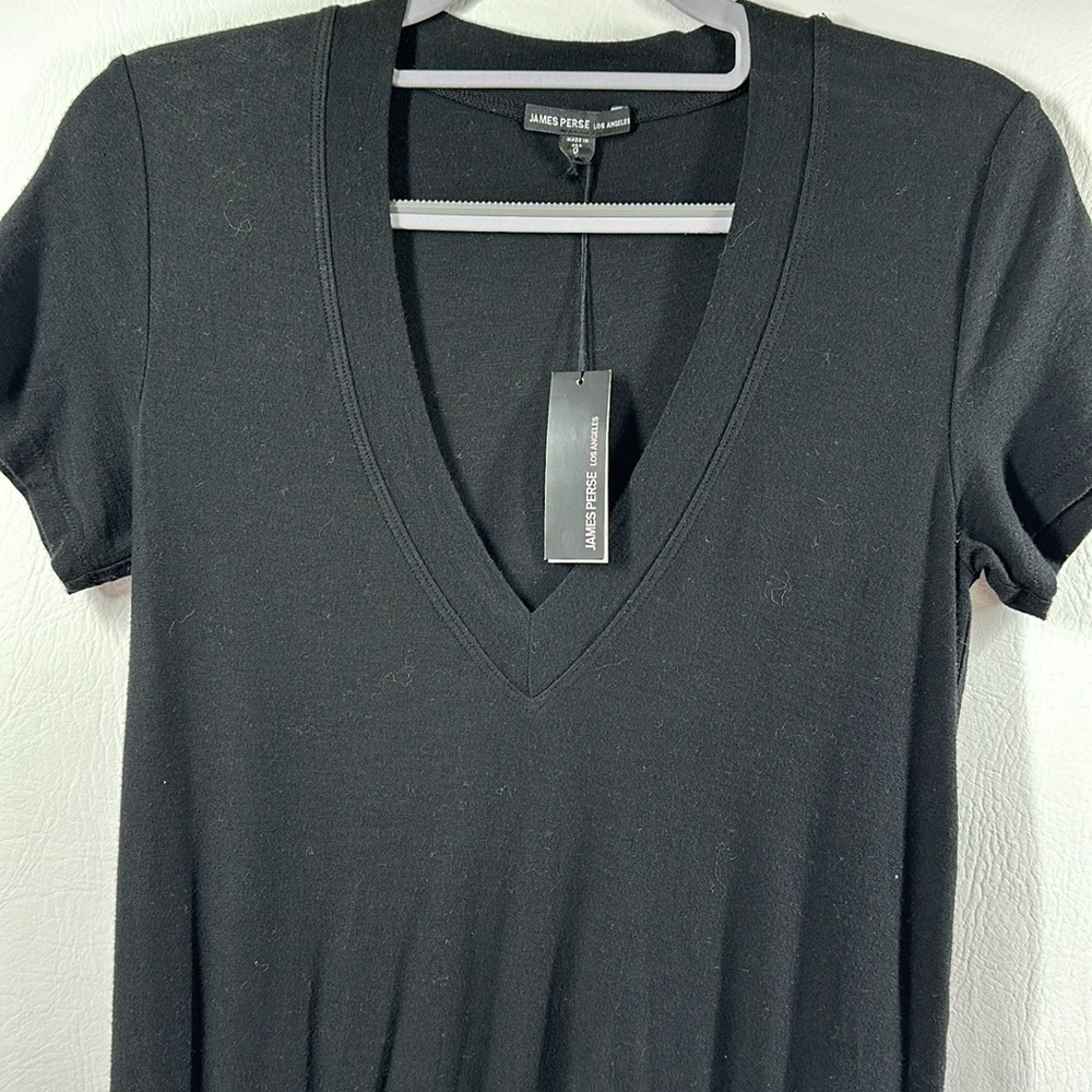 NWT James Perse Los Angeles Cotton Mini Dress, XS - Picture 2 of 9